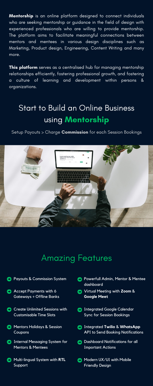 Mentorship - Ultimate Mentors Mentees Connecting Platform